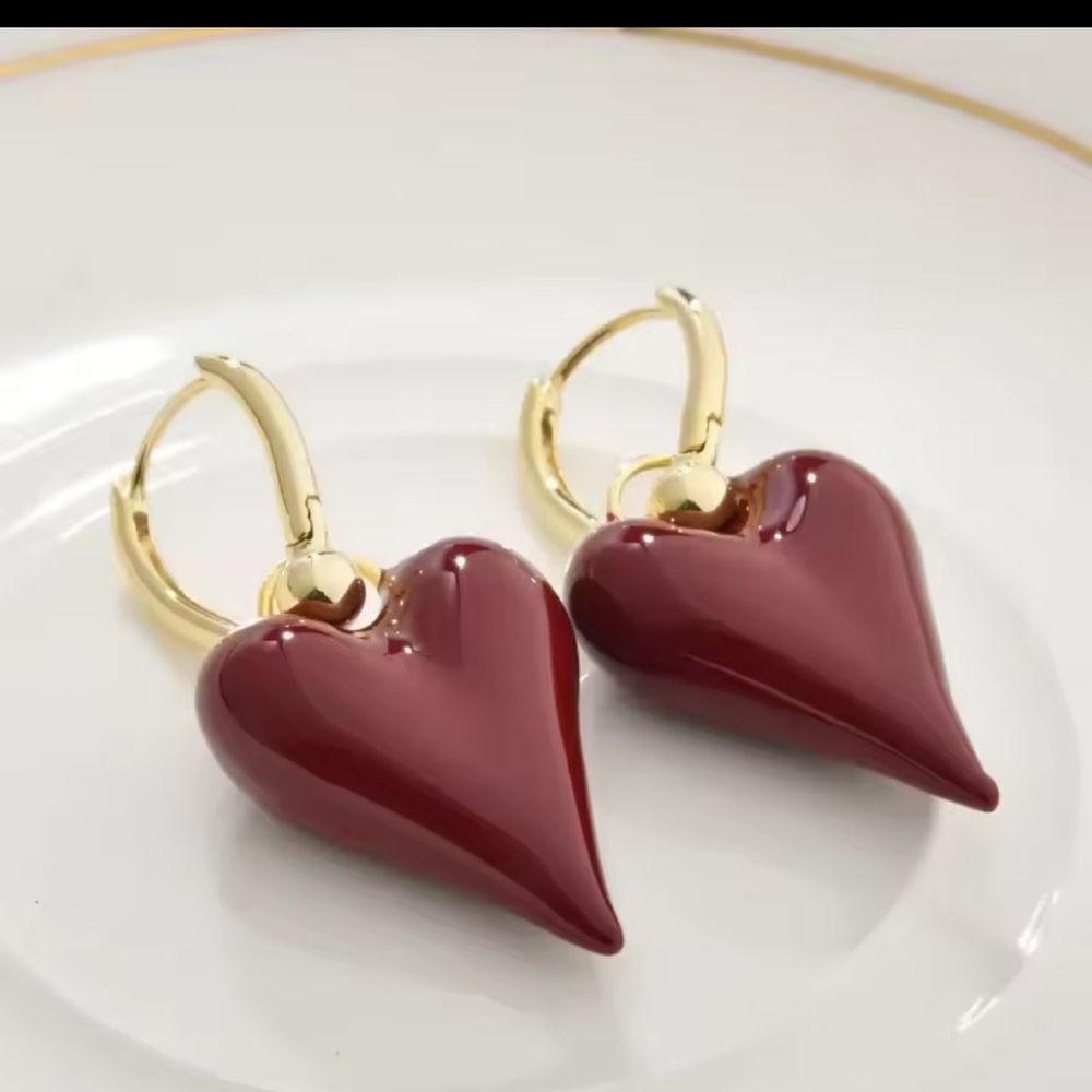 Heart shaped earrings